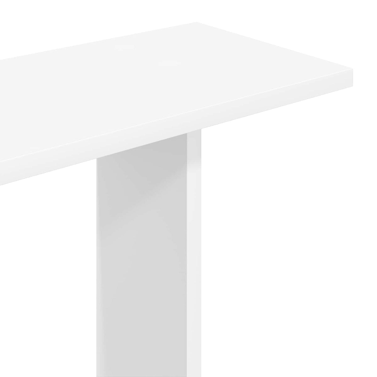 vidaXL Wandplank Wit 80 x 20 x 96 cm Bewerkt hout