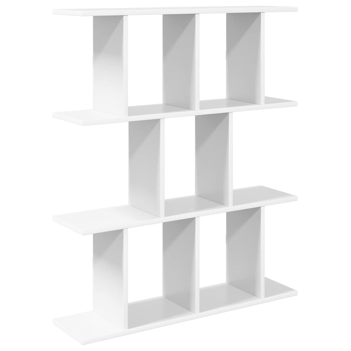 vidaXL Wandplank Wit 102 x 20 x 96 cm Bewerkt hout