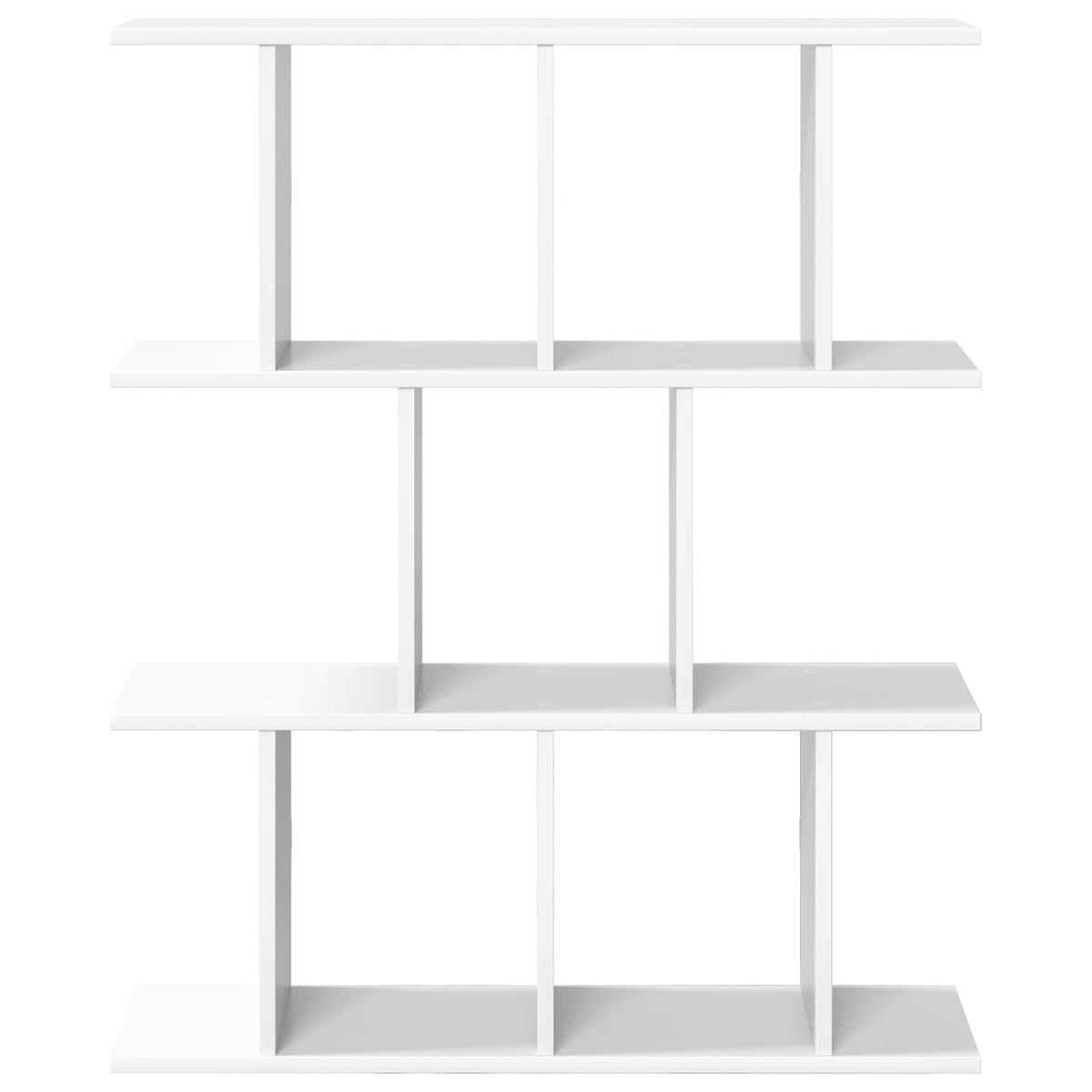 vidaXL Wandplank Wit 102 x 20 x 96 cm Bewerkt hout