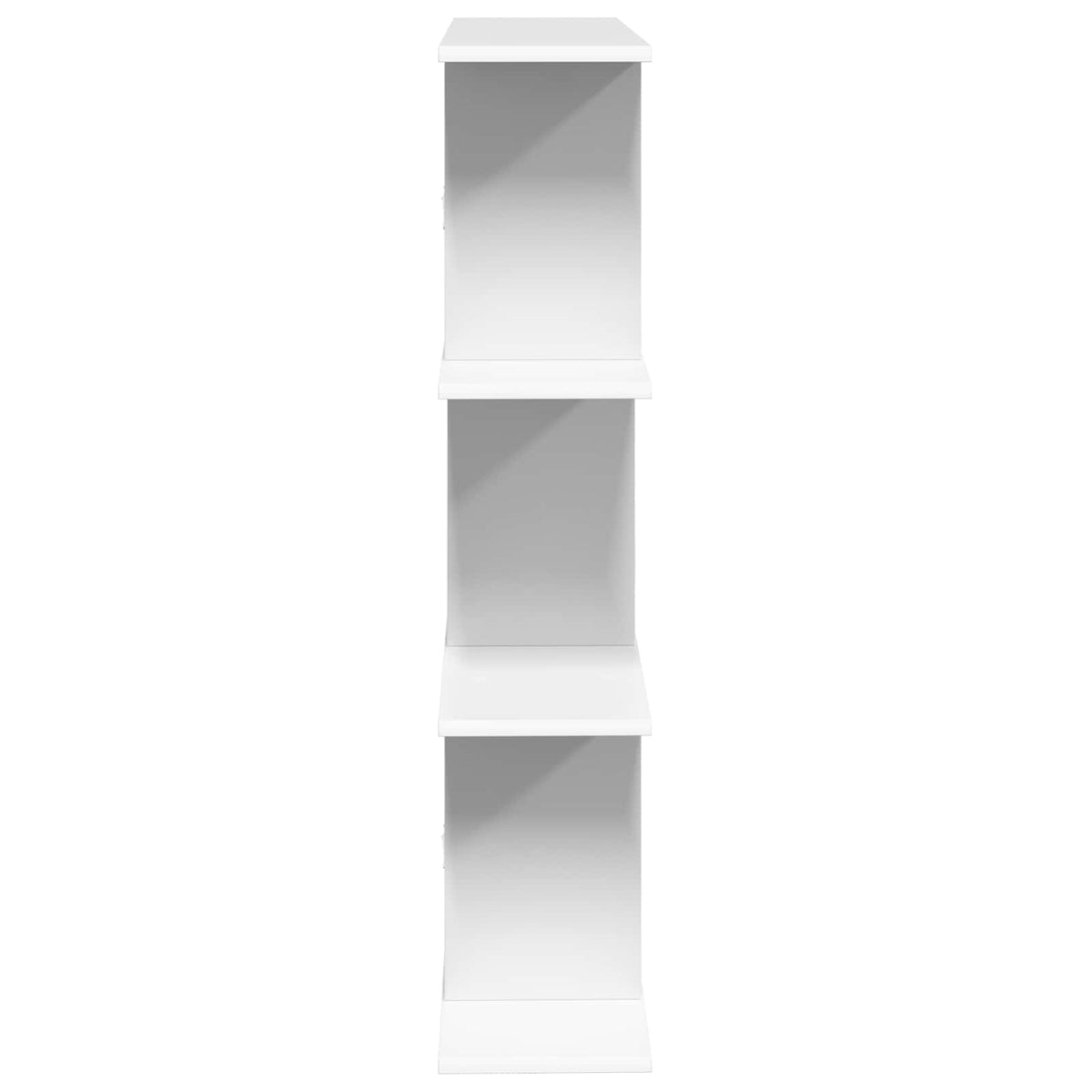 vidaXL Wandplank Wit 102 x 20 x 96 cm Bewerkt hout