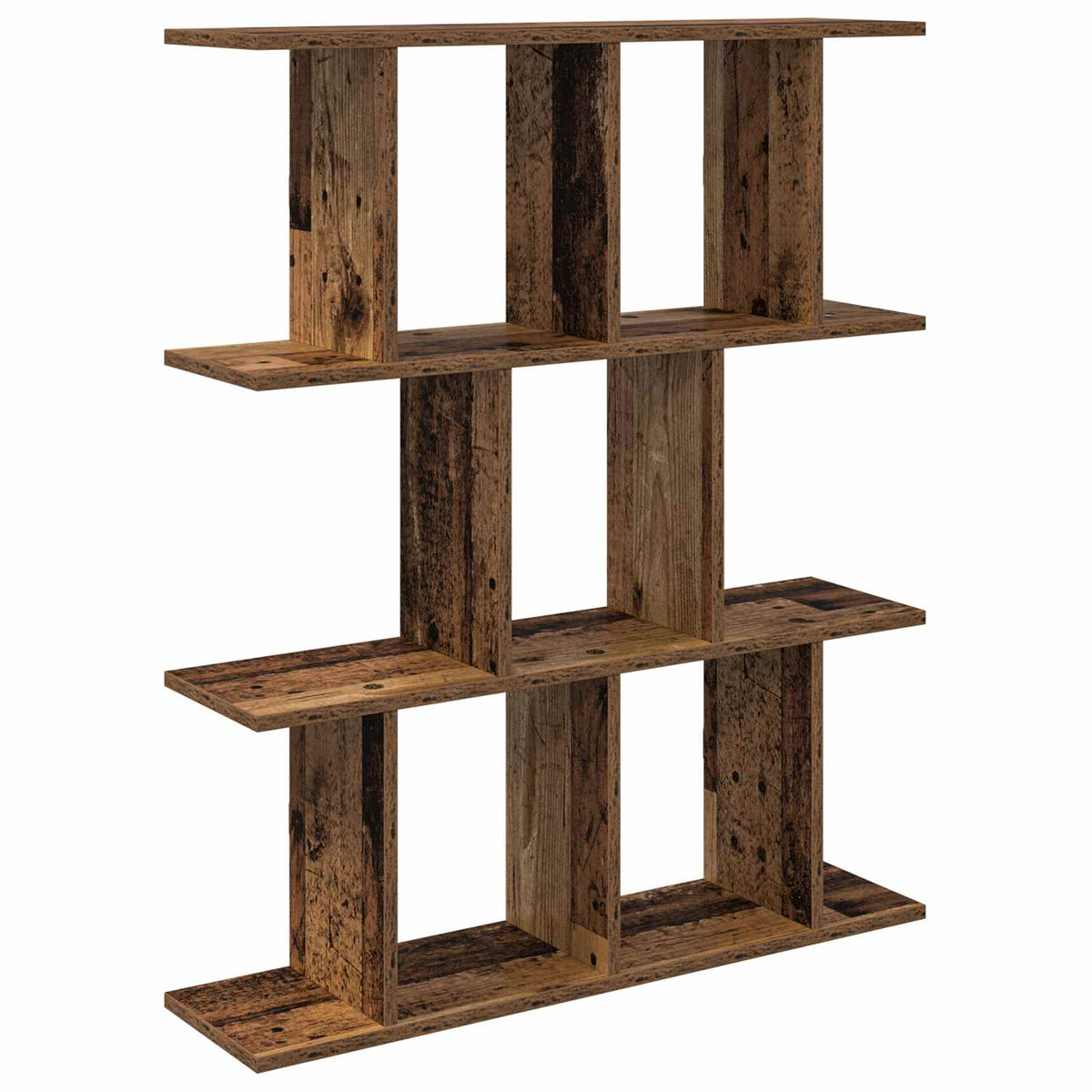 vidaXL Wandplank Wit 102 x 20 x 96 cm Bewerkt hout