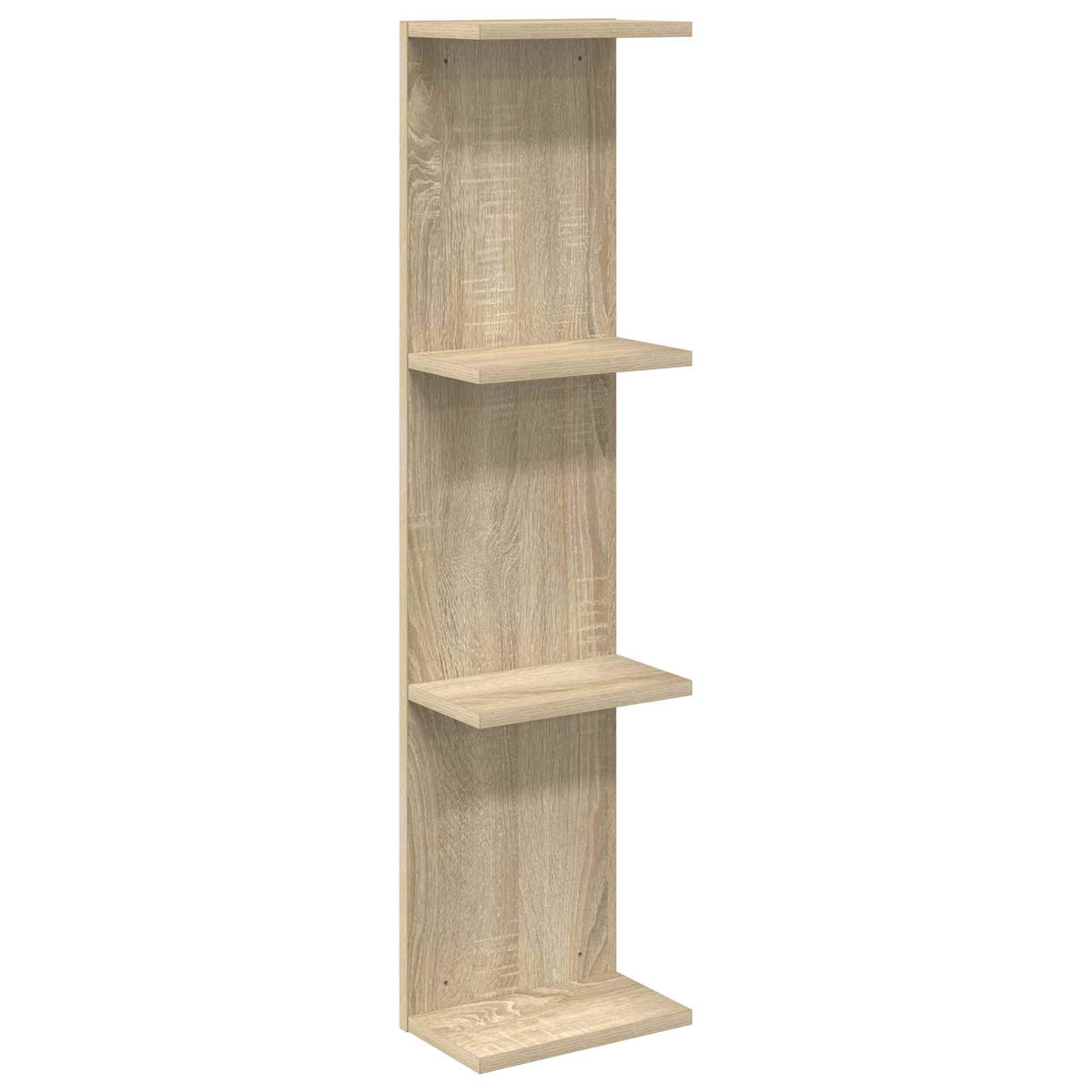 vidaXL Wandplank Wit 25 x 15 x 100 cm Bewerkt hout