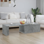 vidaXL Salontafel 150x50x35 cm bewerkt hout artisanaal eikenkleur - Aashly