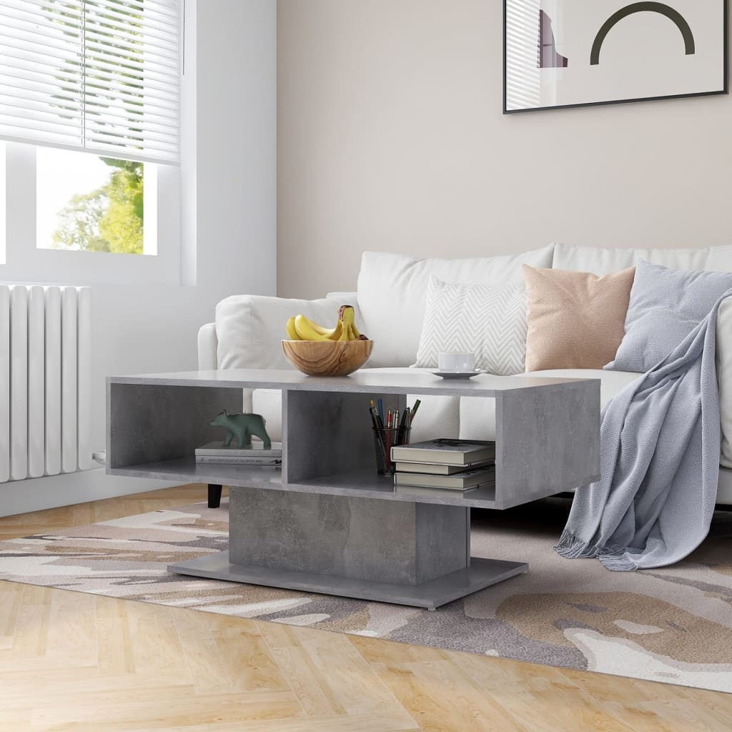 vidaXL Salontafel 103,5x50x44,5 cm bewerkt hout sonoma eikenkleurig