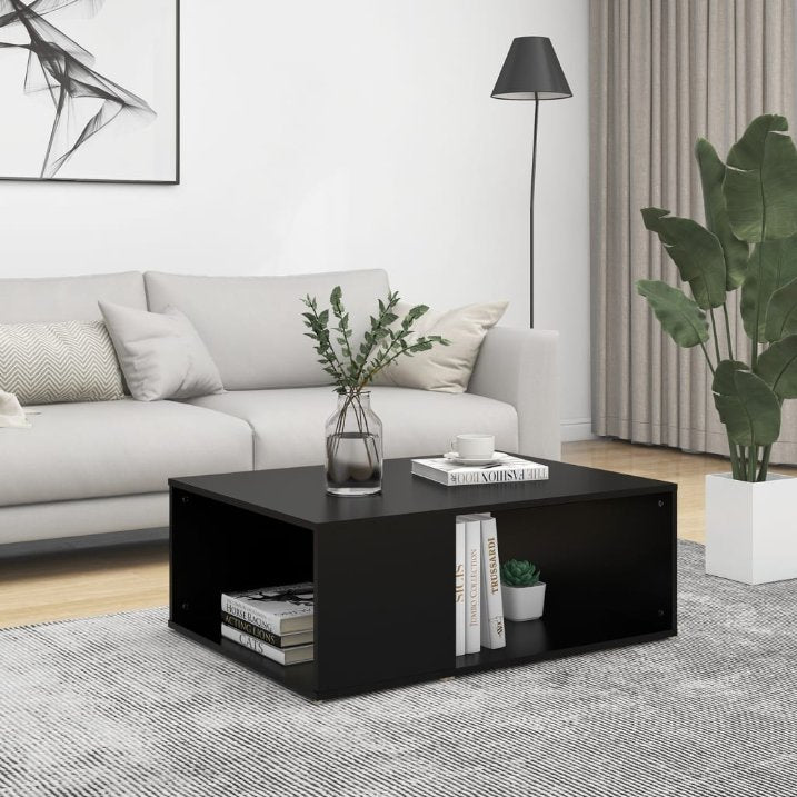 vidaXL Salontafel 90x67x33 cm bewerkt hout sonoma eikenkleurig - Aashly