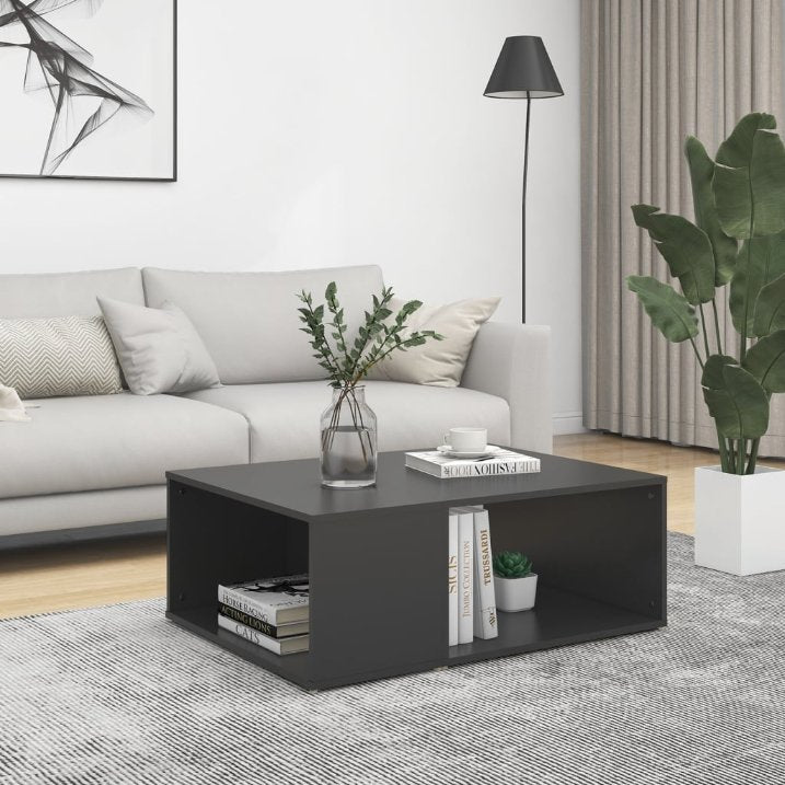 vidaXL Salontafel 90x67x33 cm bewerkt hout sonoma eikenkleurig - Aashly