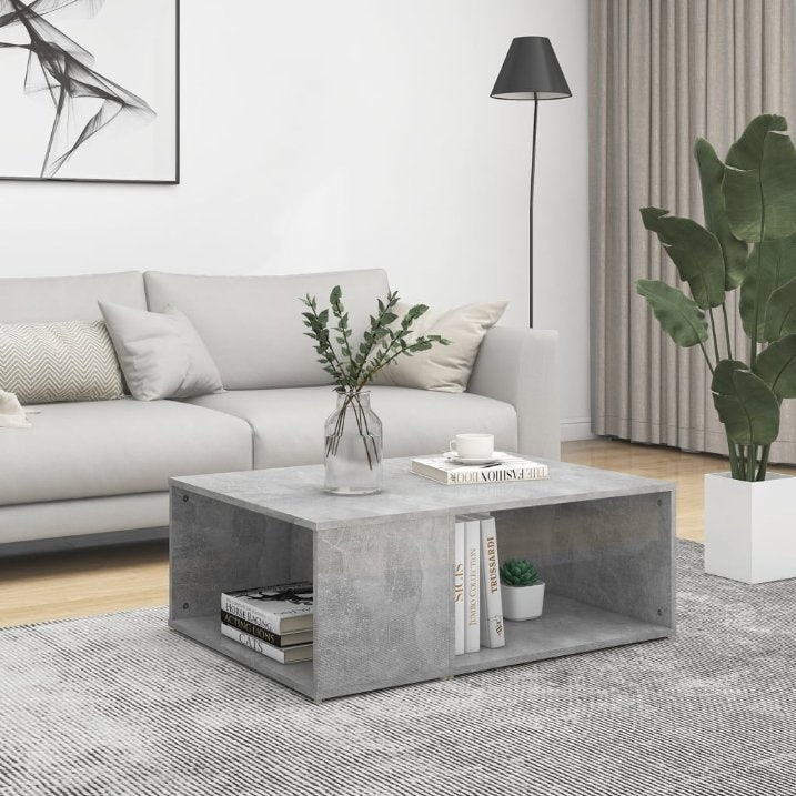 vidaXL Salontafel 90x67x33 cm bewerkt hout sonoma eikenkleurig - Aashly