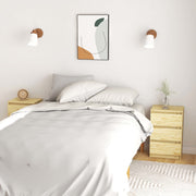 vidaXL Nachtkastjes 2 st 40x29,5x64 cm massief grenenhout - Aashly