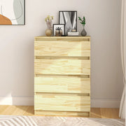 vidaXL Bijzetkast 60x36x84 cm massief grenenhout - Aashly