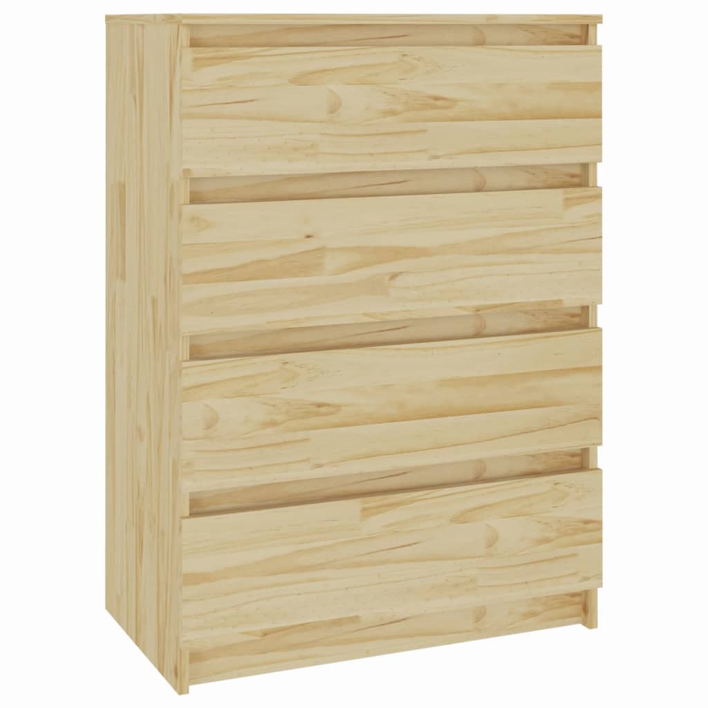 vidaXL Bijzetkast 60x36x84 cm massief grenenhout - Aashly