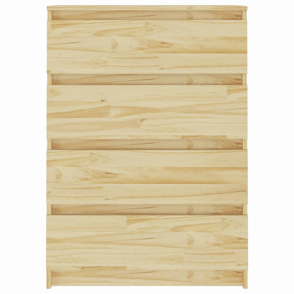 vidaXL Bijzetkast 60x36x84 cm massief grenenhout - Aashly
