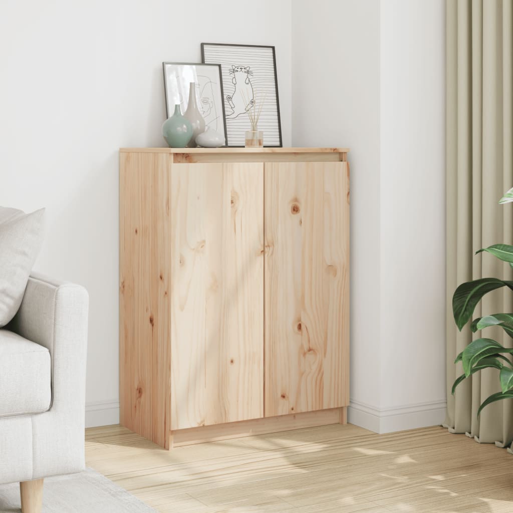 vidaXL Dressoir 60x36x84 cm massief grenenhout - Aashly