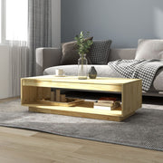 vidaXL Salontafel 110x50x33,5 cm massief grenenhout - Aashly