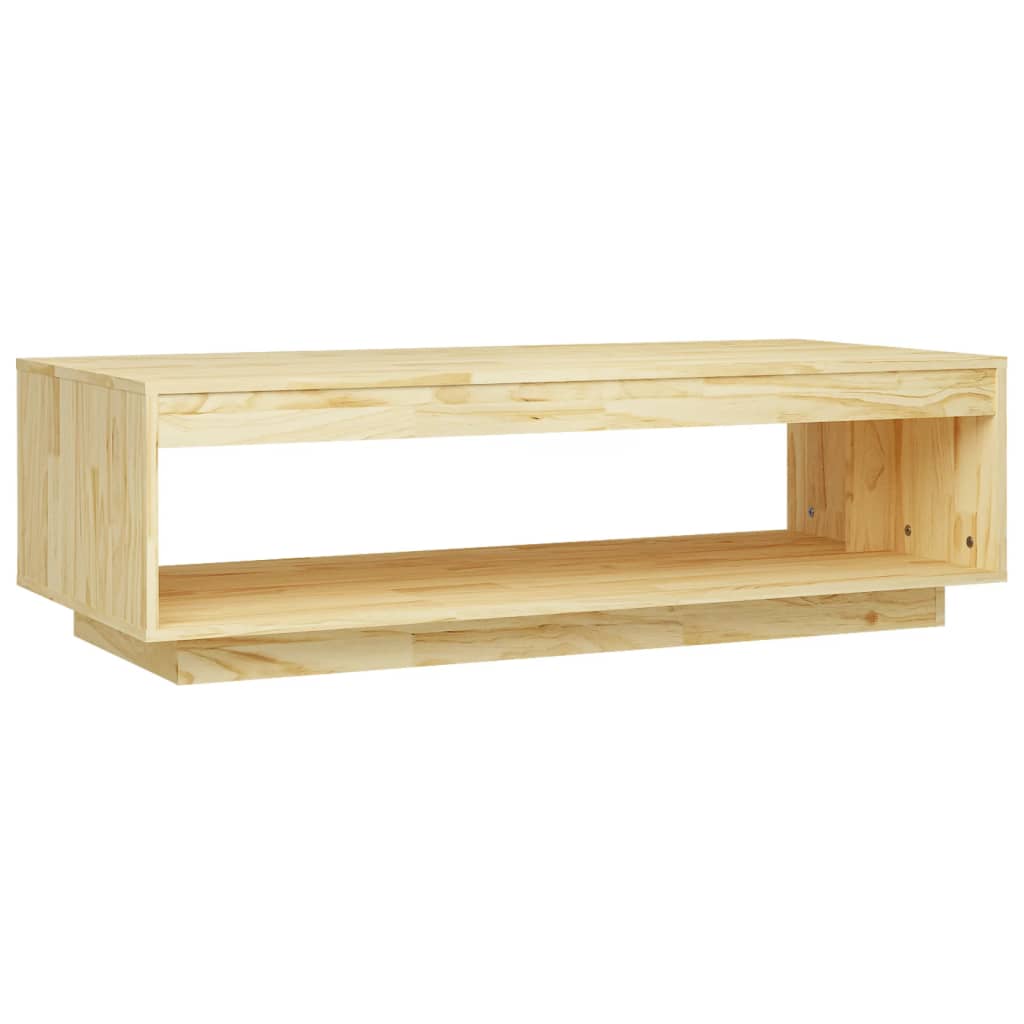 vidaXL Salontafel 110x50x33,5 cm massief grenenhout - Aashly