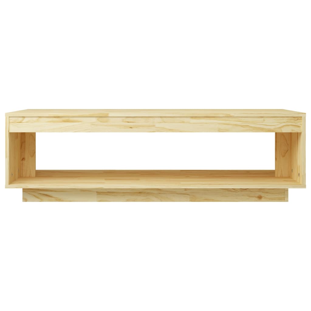 vidaXL Salontafel 110x50x33,5 cm massief grenenhout - Aashly