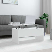vidaXL Salontafel 102x50,5x46,5 cm bewerkt hout wit - Aashly
