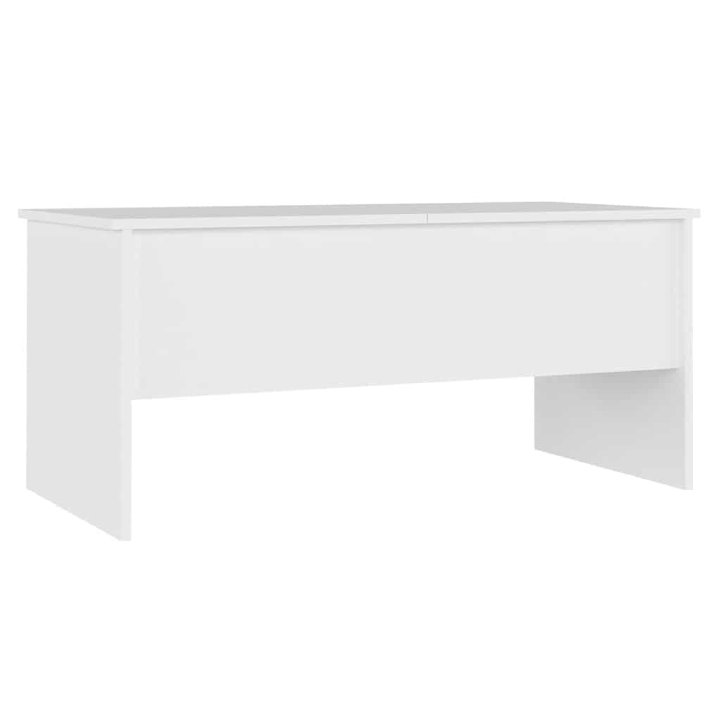 vidaXL Salontafel 102x50,5x46,5 cm bewerkt hout wit - Aashly