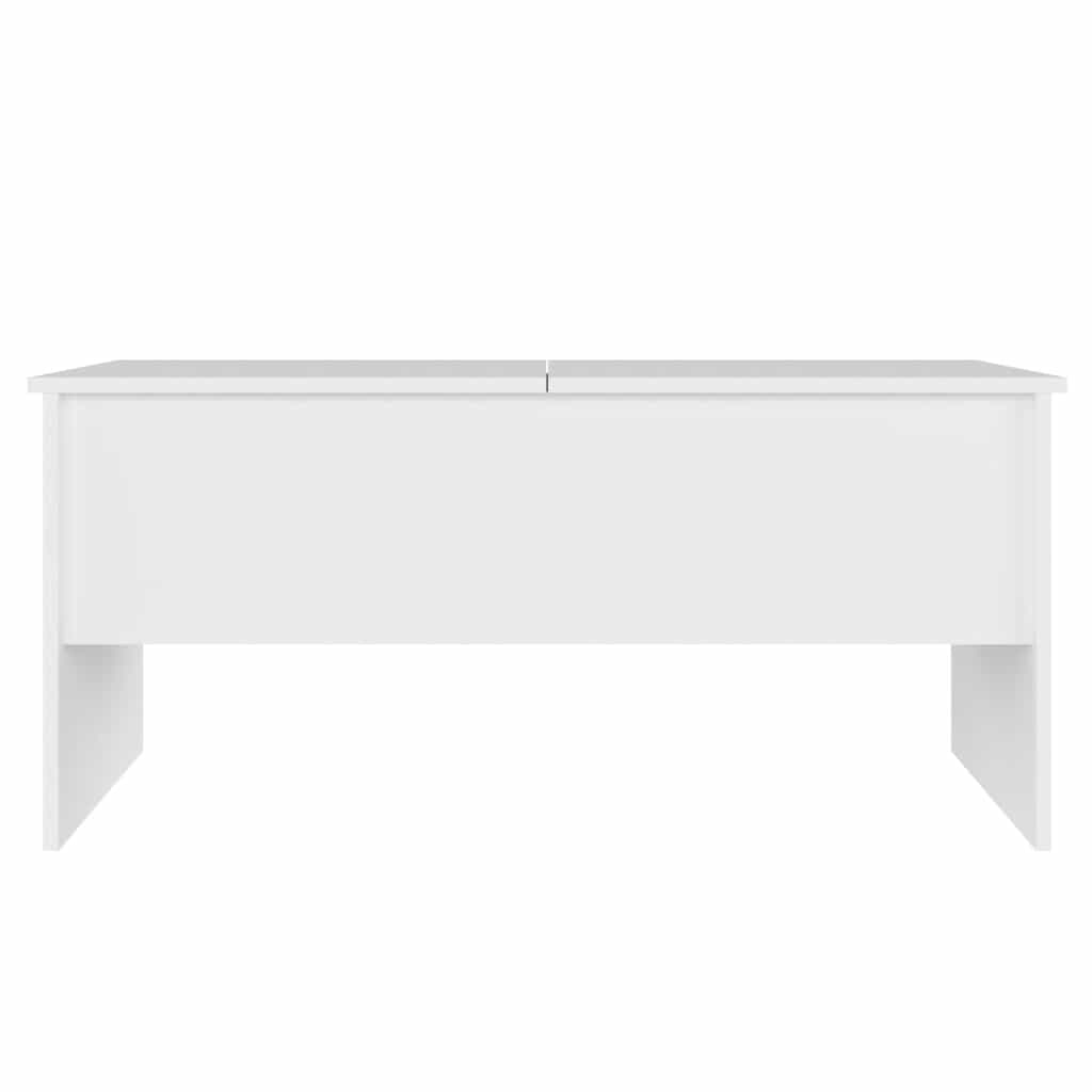 vidaXL Salontafel 102x50,5x46,5 cm bewerkt hout wit - Aashly