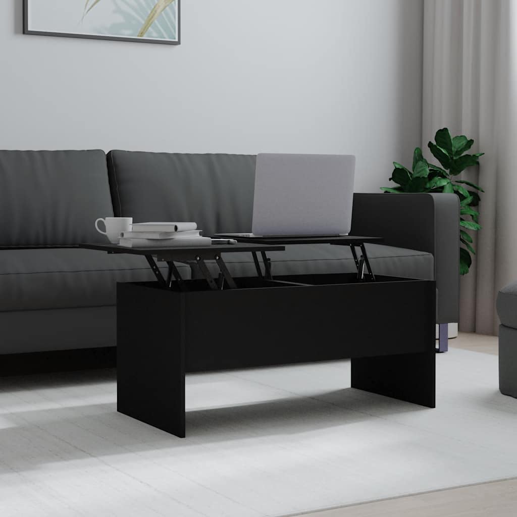 vidaXL Salontafel 102x50,5x46,5 cm bewerkt hout wit - Aashly