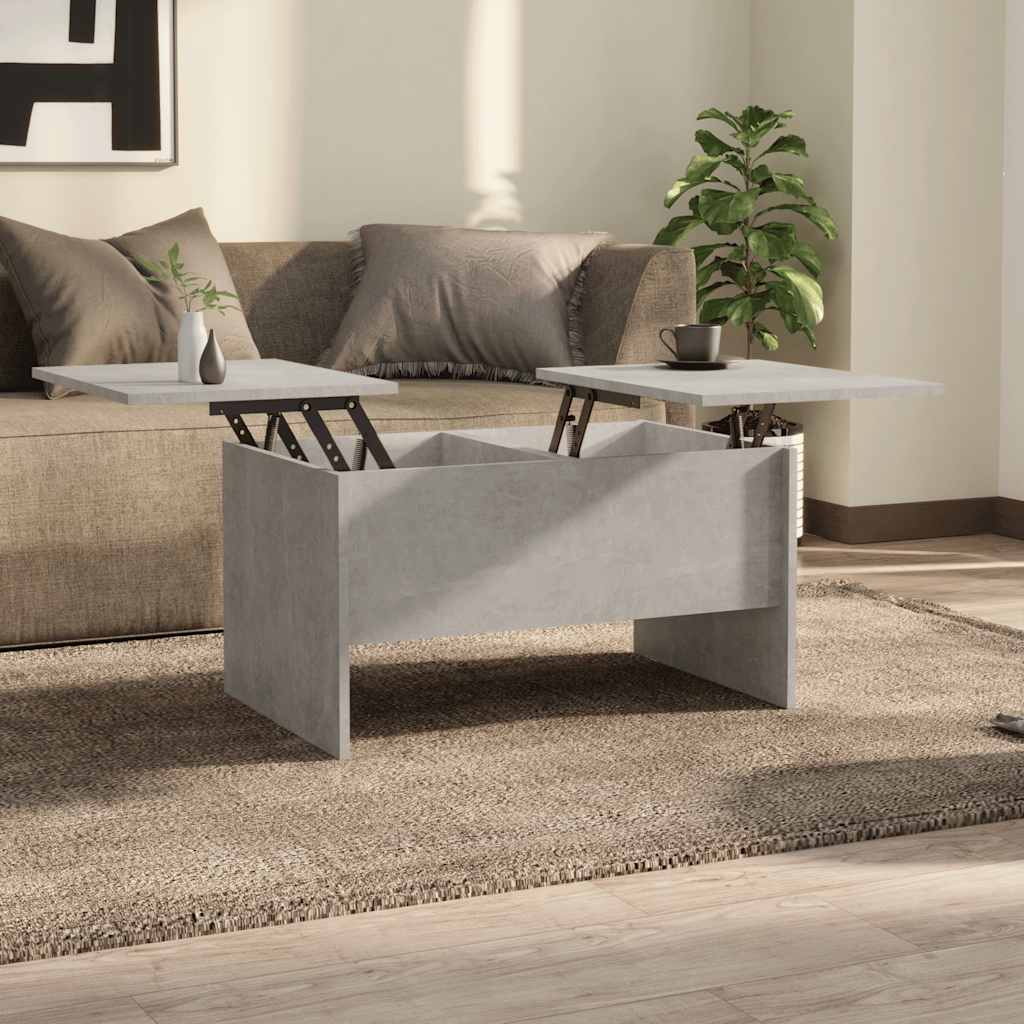 vidaXL Salontafel 102x50,5x46,5 cm bewerkt hout wit - Aashly