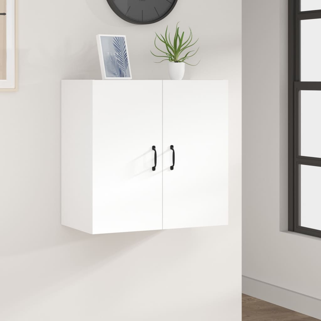 vidaXL Wandkast 60x31x60 cm bewerkt hout betongrijs - Aashly