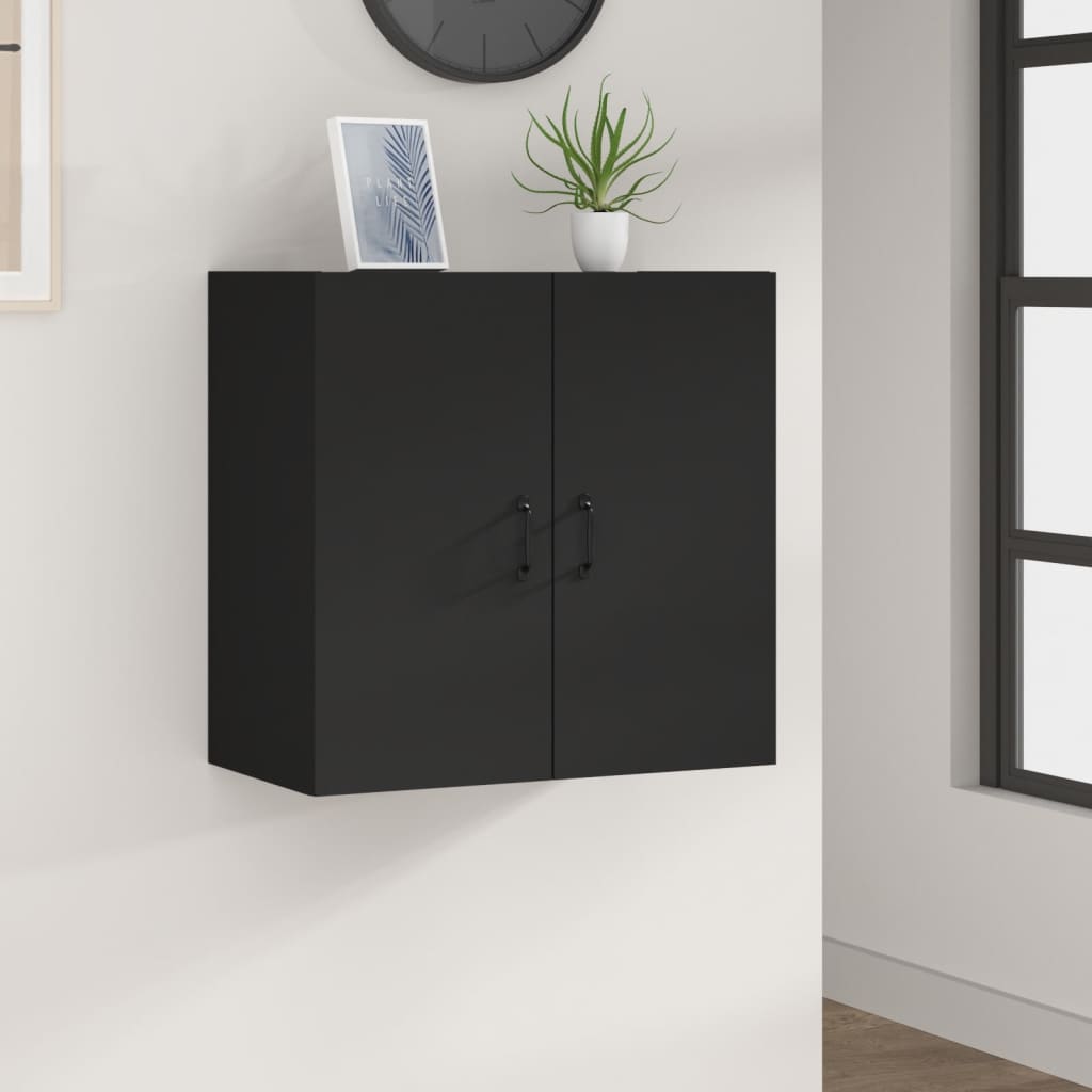 vidaXL Wandkast 60x31x60 cm bewerkt hout betongrijs - Aashly