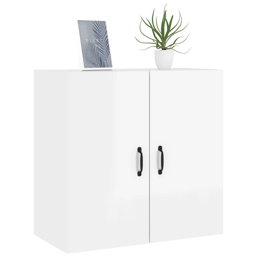 vidaXL Wandkast 60x31x60 cm bewerkt hout betongrijs - Aashly