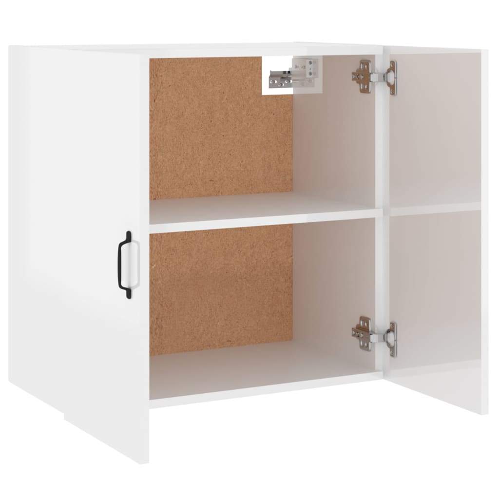 vidaXL Wandkast 60x31x60 cm bewerkt hout betongrijs - Aashly