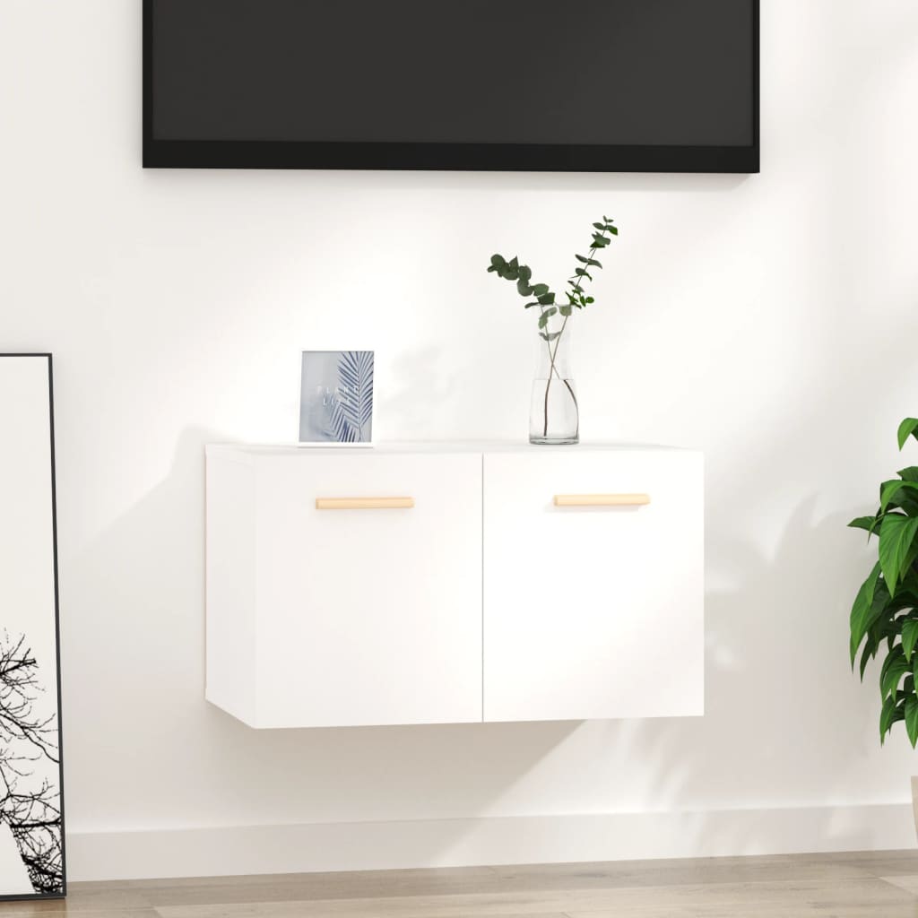 vidaXL Wall Cabinet 60x36.5x35 cm Processed Wood Grey Sonoma Oak Color