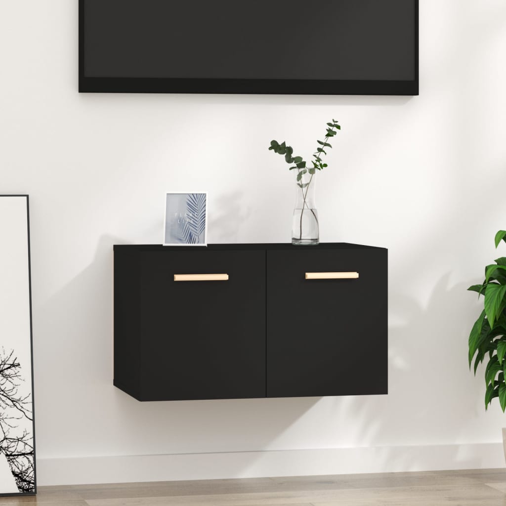 vidaXL Wall Cabinet 60x36.5x35 cm Processed Wood Grey Sonoma Oak Color