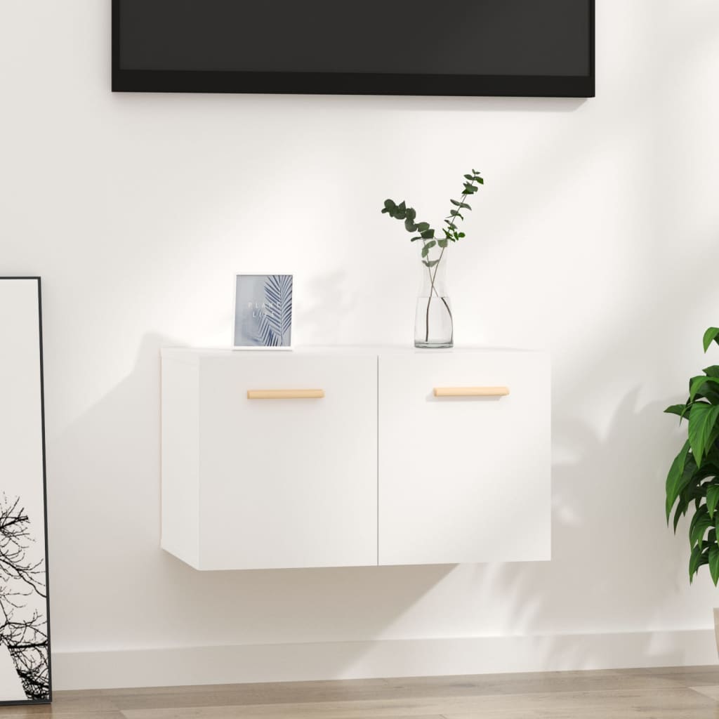 vidaXL Wall Cabinet 60x36.5x35 cm Processed Wood Grey Sonoma Oak Color