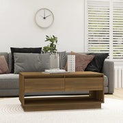 vidaXL Salontafel 102,5x55x44 cm bewerkt hout betongrijs - Aashly