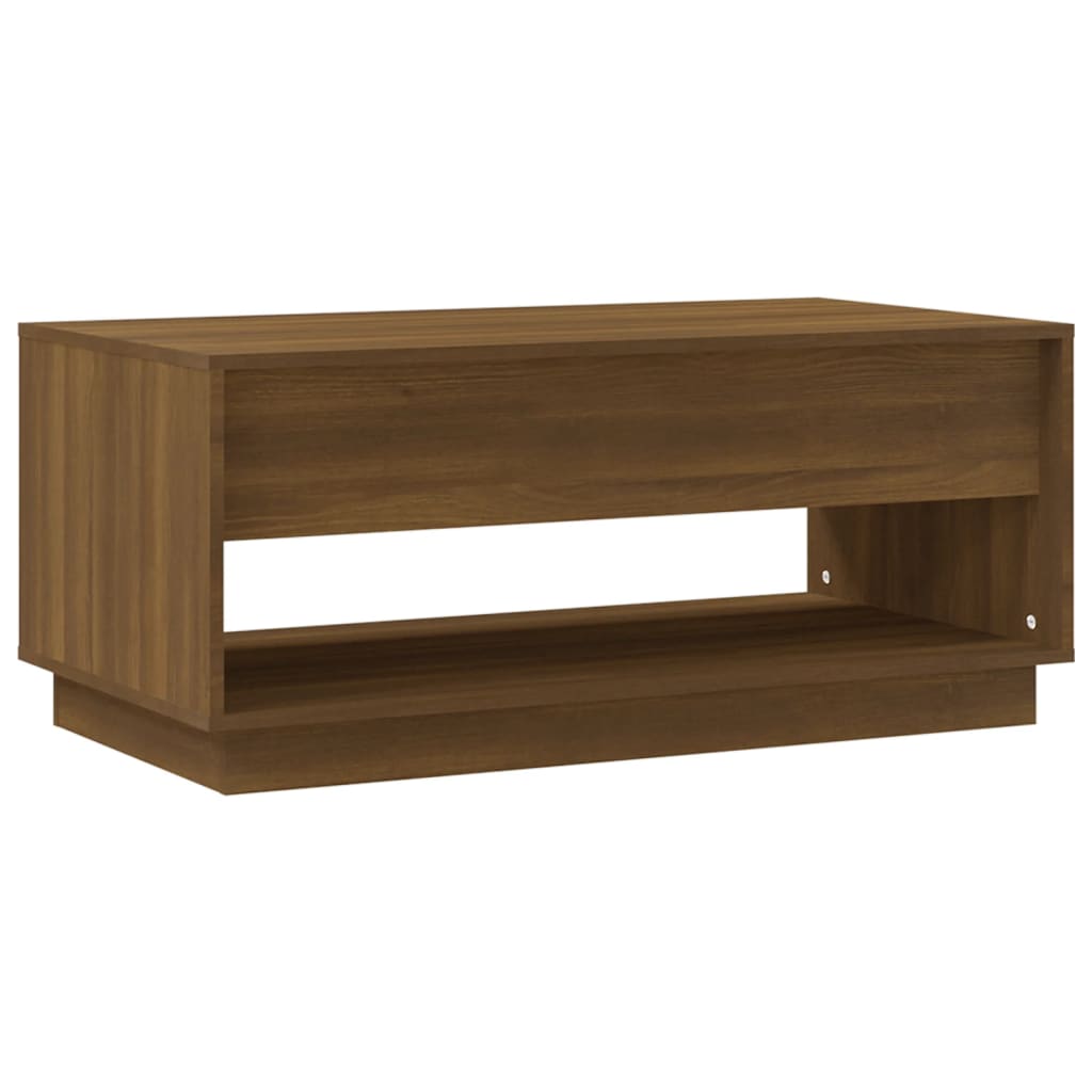vidaXL Salontafel 102,5x55x44 cm bewerkt hout betongrijs - Aashly