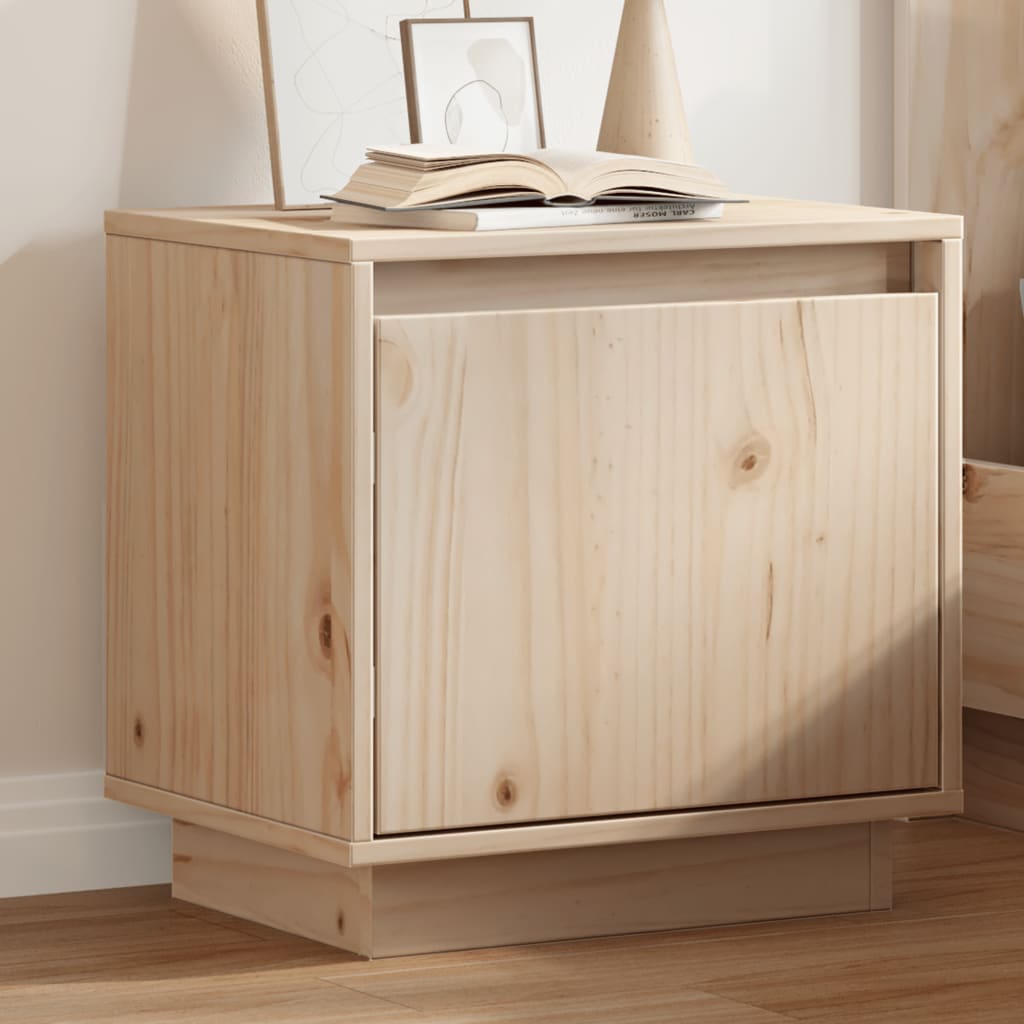 vidaXL Nachtkastjes 2 st 40x30x40 cm massief grenenhout - Aashly