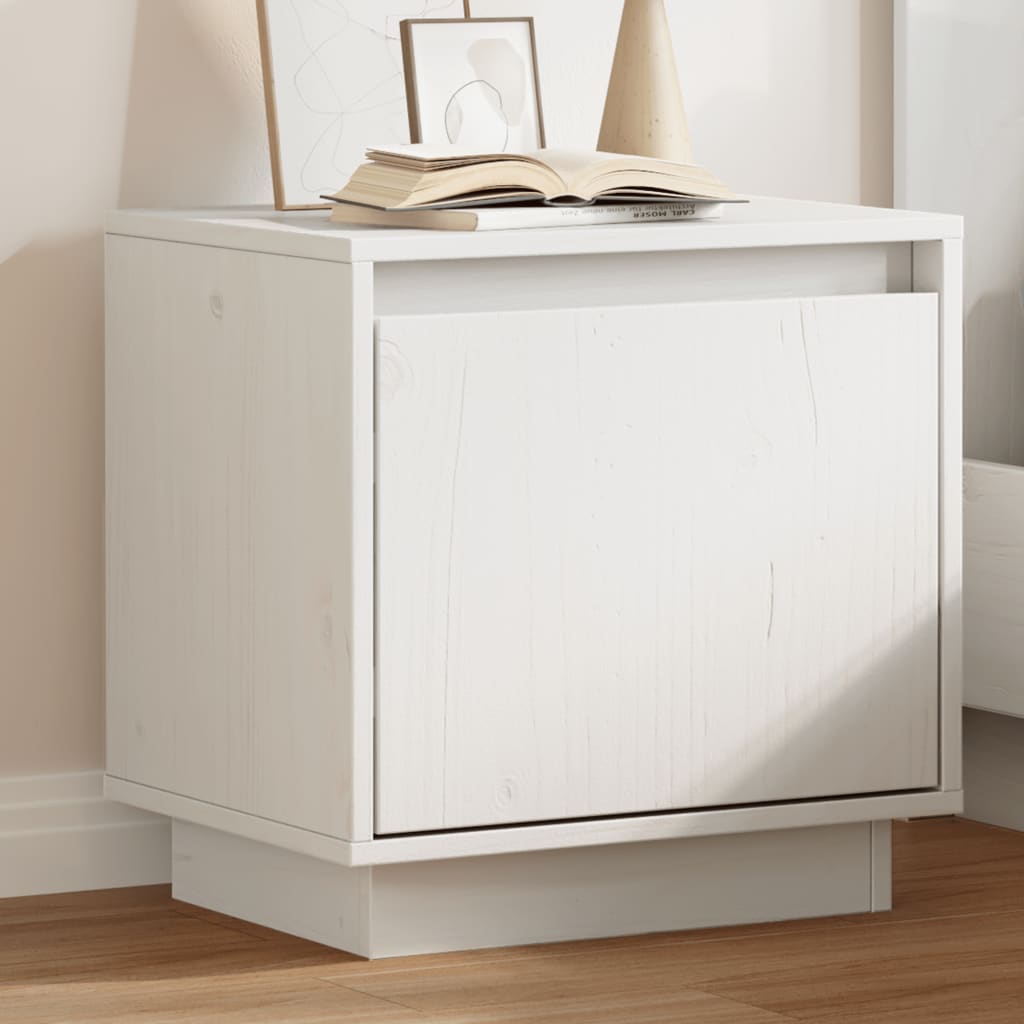 vidaXL Nachtkastjes 2 st 40x30x40 cm massief grenenhout - Aashly
