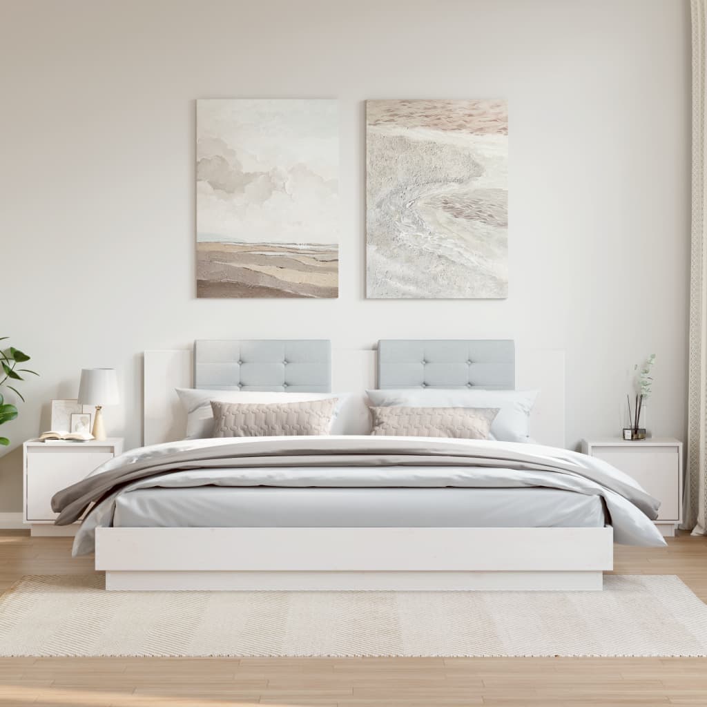 vidaXL Nachtkastjes 2 st 40x30x40 cm massief grenenhout - Aashly