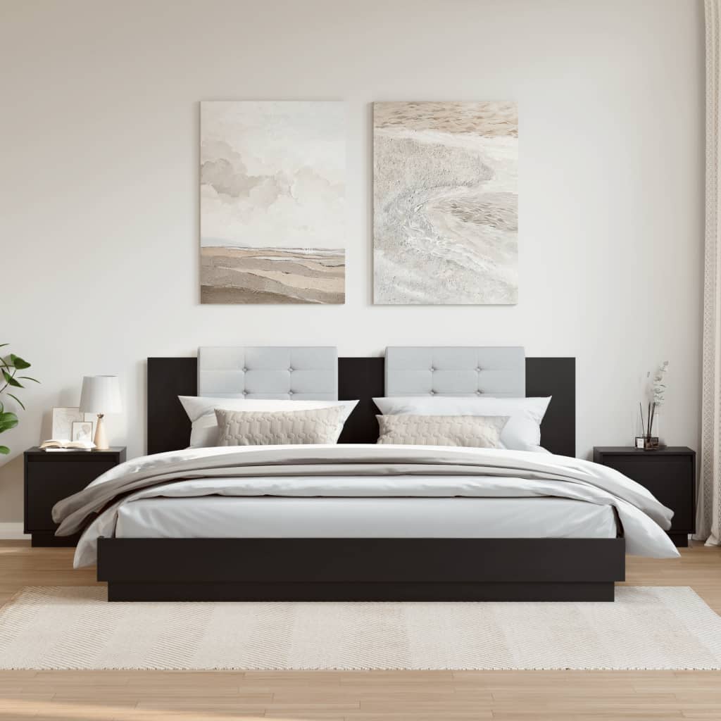 vidaXL Nachtkastjes 2 st 40x30x40 cm massief grenenhout - Aashly