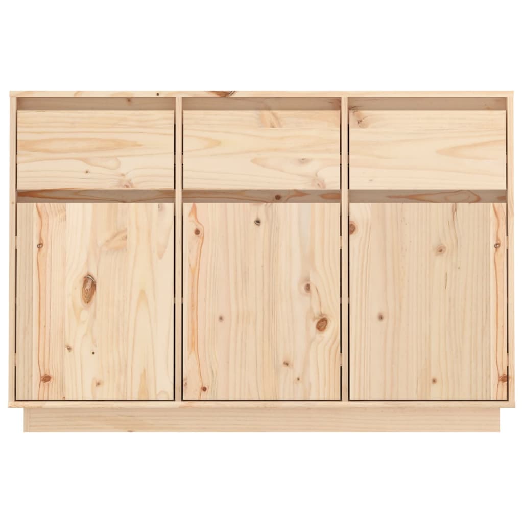 vidaXL Dressoir 110x34x75 cm massief grenenhout - Aashly