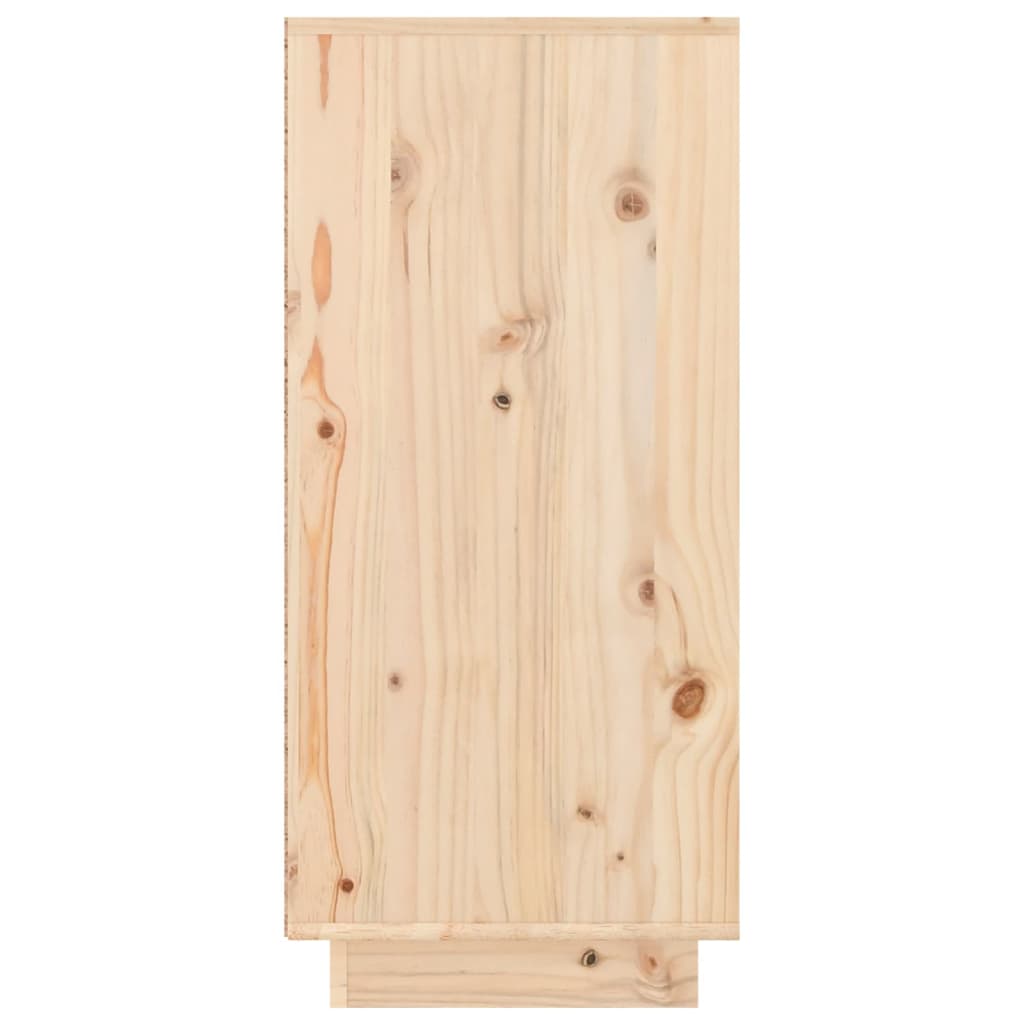 vidaXL Dressoir 110x34x75 cm massief grenenhout - Aashly
