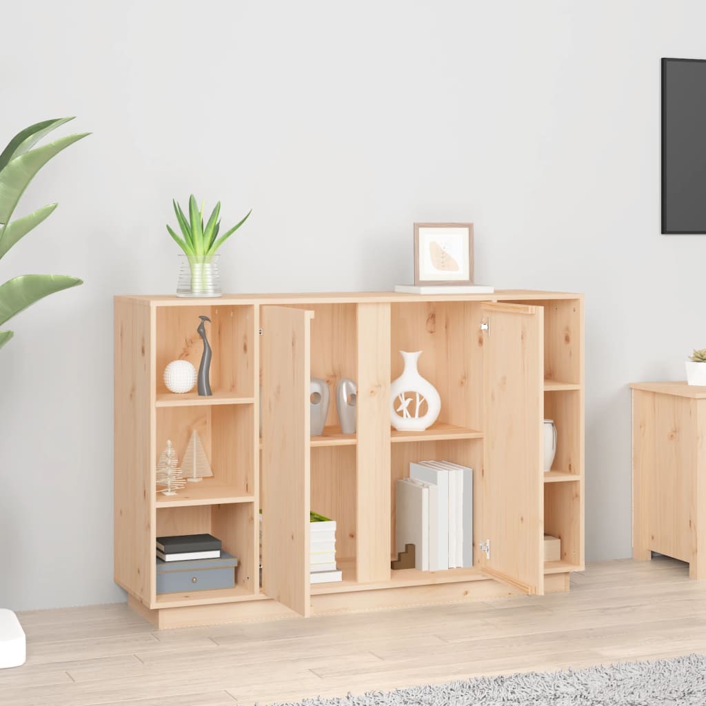vidaXL Dressoir 120x35x80 cm massief grenenhout - Aashly