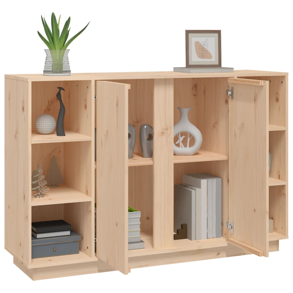 vidaXL Dressoir 120x35x80 cm massief grenenhout - Aashly
