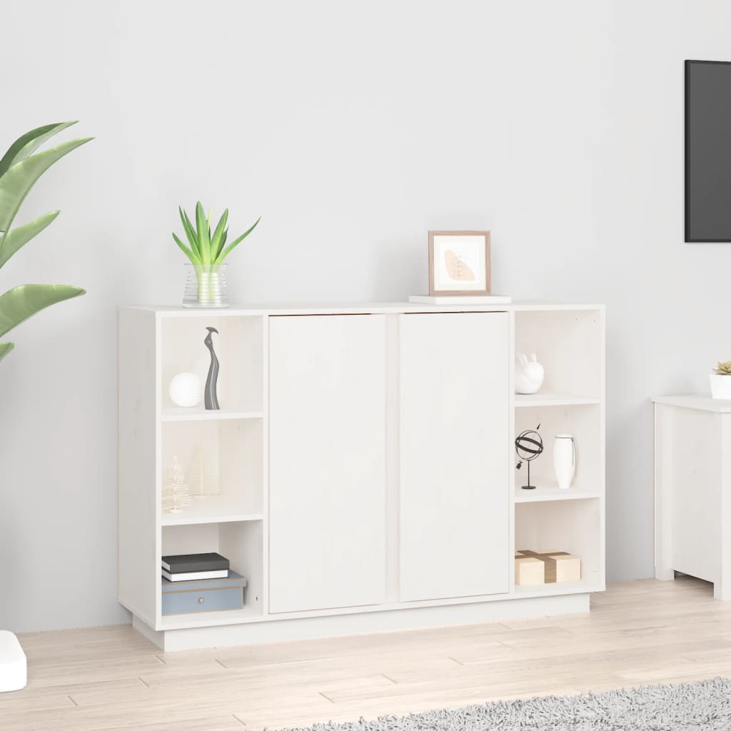 vidaXL Dressoir 120x35x80 cm massief grenenhout - Aashly
