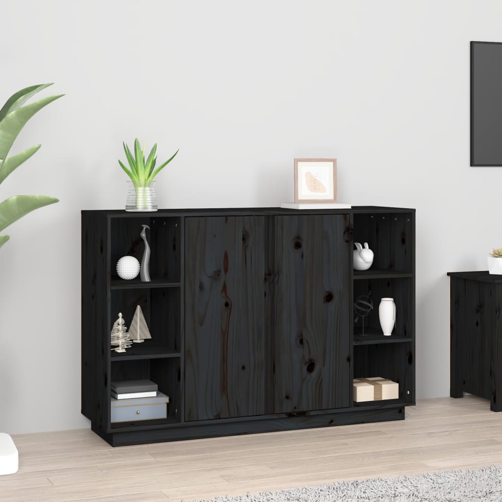 vidaXL Dressoir 120x35x80 cm massief grenenhout - Aashly