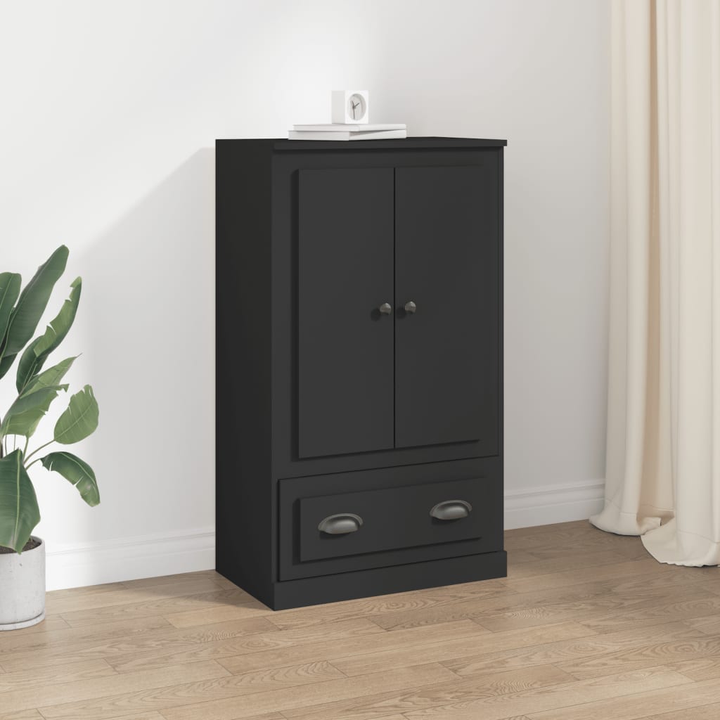 vidaXL Hoge kast 60x35,5x103,5 cm bewerkt hout wit - Aashly