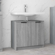 vidaXL Badkamerkast 64,5x33,5x59 cm bewerkt hout grijs sonoma eiken