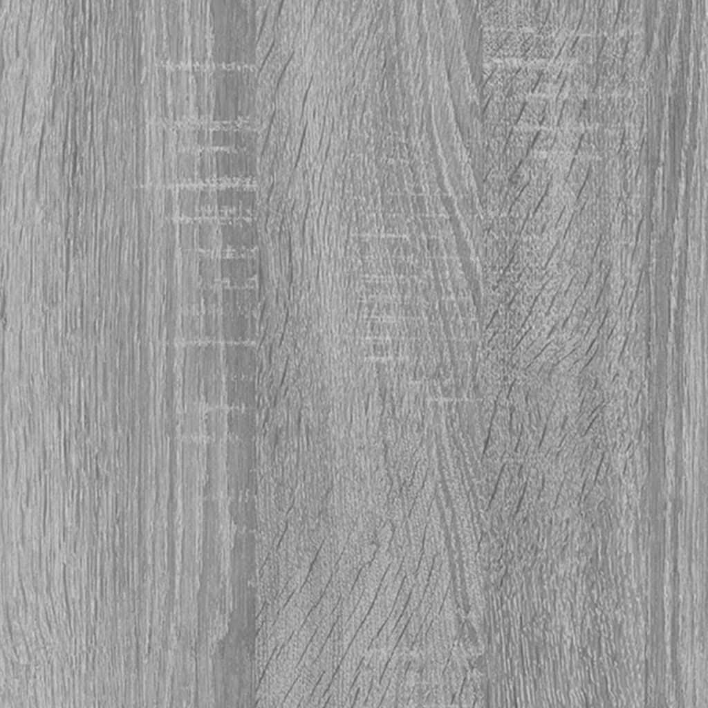 vidaXL Wandkast 34,5x34x90 cm grijs sonoma eikenkleurig - Aashly