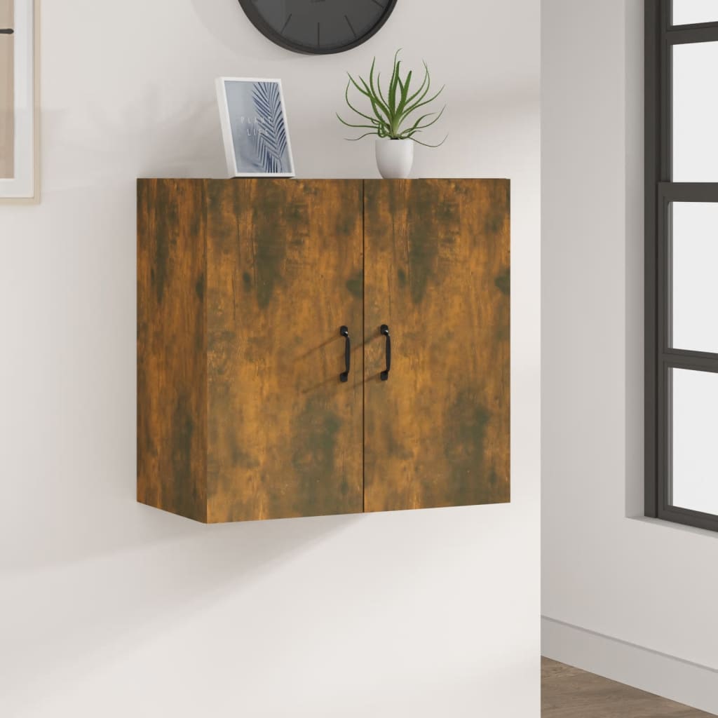 vidaXL Wandkast 60x31x60 cm bewerkt hout betongrijs - Aashly