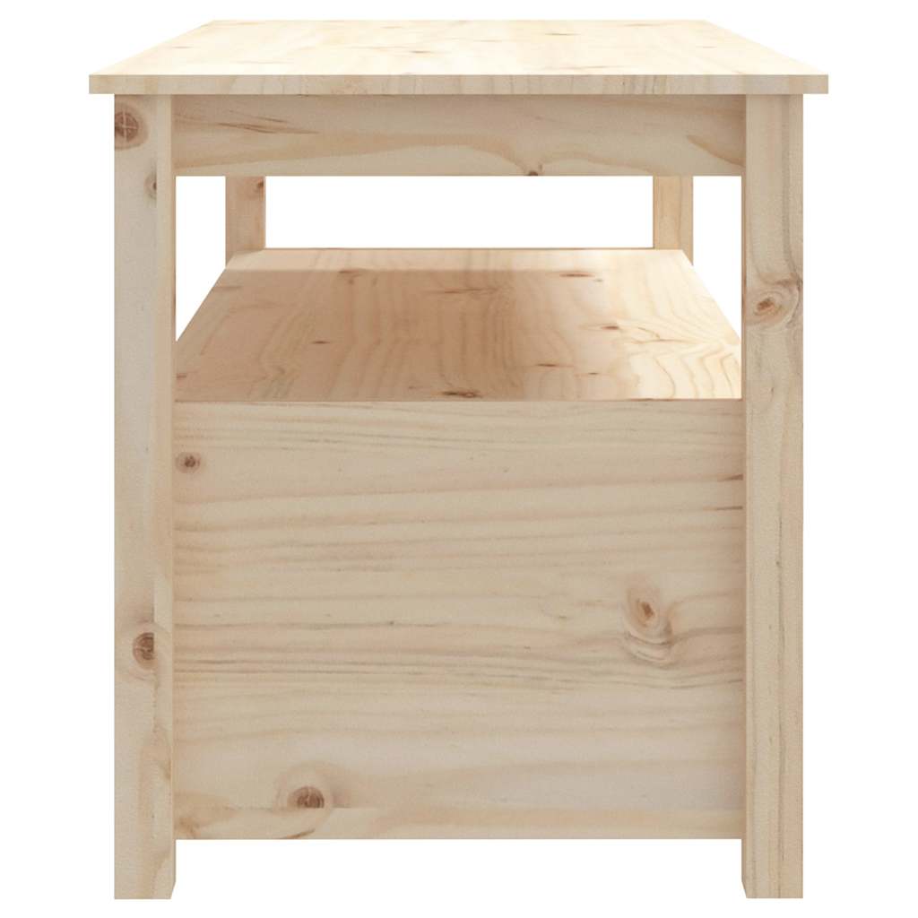 vidaXL Salontafel 102x49x55 cm massief grenenhout