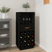 vidaXL Wine Cabinet 45x34x100 cm Solid Pinewood