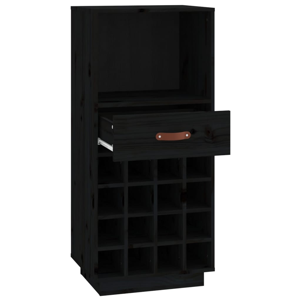 vidaXL Wine Cabinet 45x34x100 cm Solid Pinewood